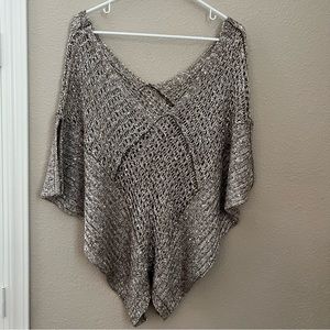 Le Capriccio Shrug Poncho Sequins Size Large